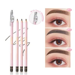 New Shaving Pencil Eyebrow Pencil Eyeliner Easy Colour Smooth Waterproof Sweatproof Eyebrow Pencil