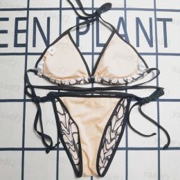 Designer Sexy Bikini Set For Women Bandage Swimsuit Two Pieces Crop Top Swimwear Thong Bathing Suit Beachwear 715874
