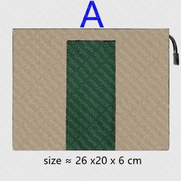 475316 Signature WEB POUCH CASE Designer Mens Clutch Leather Bag Black Canvas Porfolio Pochette Voyage Messenger Bags Briefcase253K