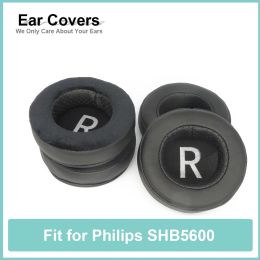 Accessories Earpads For Philips SHB5600 Headphone Earcushions Protein Velour Pads Memory Foam Ear Pads