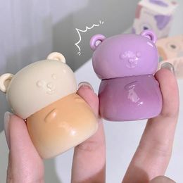 Lip Gloss Cute Bear Water Light Liquid Lipstick Crystal Jelly Mirror Glaze Moisturise Clear Korean Tint Cosmetics