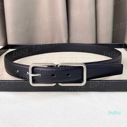 Designer Belts for Women Fashion 30mm Width Belt with Gold Logo with Box Couples Gifts