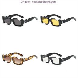 Luxury Offs White Frames Fashion Sunglasses 2240 Brand Men Women Sunglass Arrow x Frame Eyewear Trend Hip Hop Square Sunglasse Sports Travel Sun Glasses FGU9