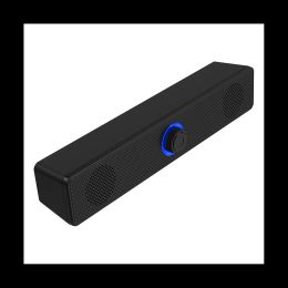 Speakers USB Powered Soundbar Bluetooth 5.0 Speaker 4D Surround Stereo Bass Subwoofer Sound Bar for Laptop PC Home Theatre