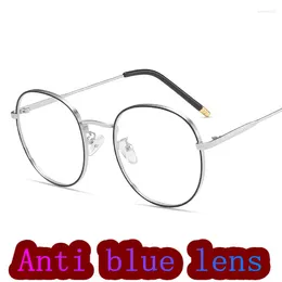 Sunglasses Frames Blue Light Glasses Frame Computer Spectacles Round Transparent Female Women Men Eyeglasses Optical Clear