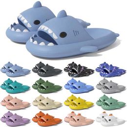 Free Shipping Designer shark slides sandal slipper sliders for men women sandals slide pantoufle mules men women slippers trainers flip flops sandles color55