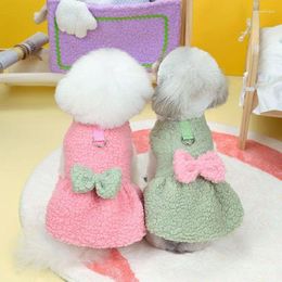 Dog Apparel Girl Clothes Winter Pet Dress Princess Costume Yorkshire Terrier Maltese Pomeranian Poodle Schnauzer Small Dogs Clothing XS