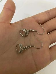 Dangle Earrings Fashion Crown Stainless Steel For Women Simple Geometric Unique Korean Wedding Jewellery Gifts