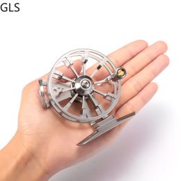 Reels 2022 New Lightweight Winter Ice Fishing Reel Corrosion Resistant Full Metal Body Fishing Accessories 3 Colors Available