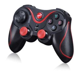 Gamepads Terios X7 Wireless Gamepad PC Game Controller Support Bluetooth BT4.0 Joystick for Mobile Phone Tablet TV Box Holder