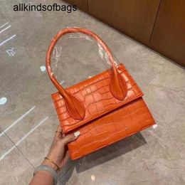 Jacs Bags Designer Bag Have Logo French Light Shoulder Jac Crocodile Grain Luxury of the Same j Fashion Classic Large Diagonal Ac Cross Handbag frj