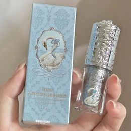 Flower Knows Swan Ballet Diamond Glitter Liquid Eyeshadow Eye Makeup Waterproof Shimmer Pearl Silkworm Champagne Gold Eyeshadow 240220