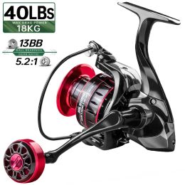 Reels Fishing Reel 5007000 Metal Ball Grip 18kg 5.2:1 Gear Ratio High Speed Spinning Reel Carp Fishing Reels For Saltwater Reel