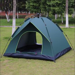 Tianshan Camel New Camping Tent Outdoor Tent 3-4 Person Automatic Double Layer Tent Outdoor Quick Opening Portable Tent