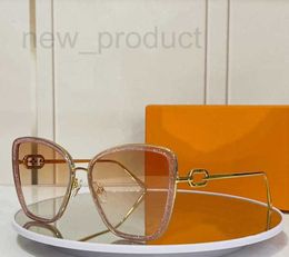 Sunglasses Designer New Sparkling Pink Z1771W Shaped Glasses Frame D84I