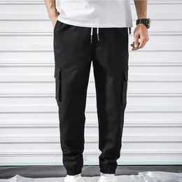 Men's Pants Nine Casual Trousers Sports Cargo Size Harlem Loose Lp812