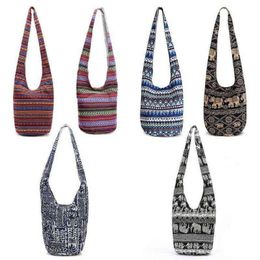 THINKTHENDO Very Popular Women Hippie Shoulder Bags Fringe Large Purses Ethnic Tote Handbag Travel Bag256i