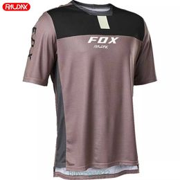 Мужские футболки Эндуро Сдвиг Raudax Fox Motocross Jersey Jersey Diplower Jeresy Cycling Mountain Bik