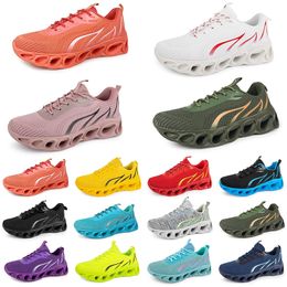 Homens Mulheres Running Sapatos Treinador de Moda Triple Branco Branco Vermelho Amarelo Verde Verde Pêssego Teal Teal Laranja Luz Luz Fuchsia Sports Sports Breathable Sports Nove