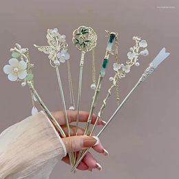 Hair Clips 1PC Chinese Stick Chopsticks Antique Making Accessories With Pearl Classic Girls Hanfu Bun Jewelry Tiaras