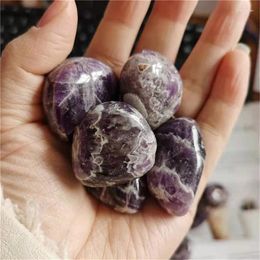 Decorative Figurines Natural Quartz Dream Amethyst Rock Tumbled Energy Stone For Crystals Healing Stones