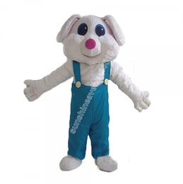 High quality Bunny Rabbit Mascot Costume Top Cartoon Anime theme character Carnival Unisex Adults Size Christmas Birthday Party Outdoor Suit