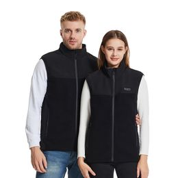 Intelligent vest USB constant temperature electric fleece vest for couples wholesale from the same manufacturer