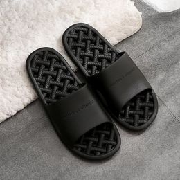 Holes Flats Slippers For Mens Womens Rubber Sandals summer beach bath pool shoes man