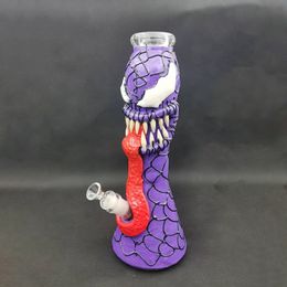 Personalised customization of tobacco bowls with a 36cm high joint for water pipe, thick glass rod, and water pipe of hookah oil drilling rig