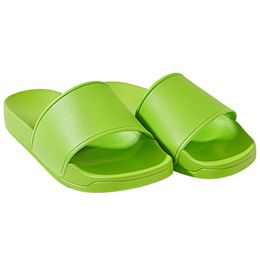 Pure Colours Slippers For Men Women Flat Rubber Casual Sandals Summer Beach Shoes green