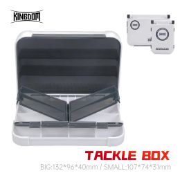 Boxes KINGDOM Fishing Tackle Box Mini Storage Case Flying Fishing Tackle Box Fishing Spoon Hook Bait Storage Box Fishing Accessories