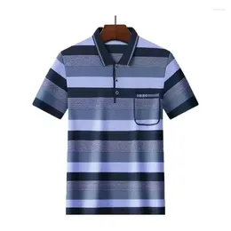 Men's Polos 2024 Summer Fashion Trend Comfortable Oversized Loose Clothing Business Casual Lapel Temperament All-match Polo Shirt