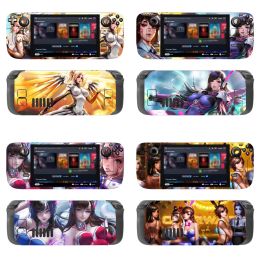 Cases Anime Cartoon Characters for Steam Deck Console Protective Skin Stickers PVC Stream Deck Game Console Vinyl Cover