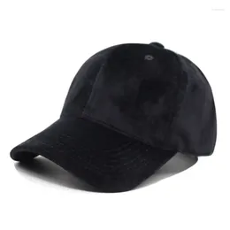 Ball Caps Solid Velvet Men Baseball Cap For Women Sports Casquette Bone Snapback Gorros Fashion Dad Trucker Hats