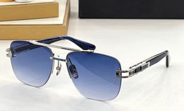 Evo One Rimless Sunglasses Silver/Gradient Lenses Men Fashion Summer Sunnies Sonnenbrille UV Protection Eyewear with box