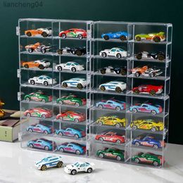 Diecast Model Cars 1 64 Scale Car Model Storage Box 8 Slot Clear Display Shelf Toy Car Dustproof Storage Container For Toys Collection