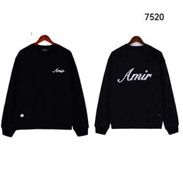 Designer Bone Letter Long Sleeve Hoodie Street Loose Pure Cotton Crewneck Hoodie Men and Women the Same Couple Wear Crewneck Series 33