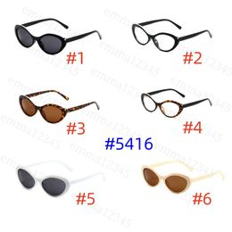 Designer sunglasses ellipses cat eye sunglasses for women small frame trend men gift glasses Beach shading UV protection