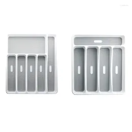 Chopsticks Cutlery Storage Knife Fork Tray Drawer Tableware Organiser Spoon Plastic Separation Block Holder