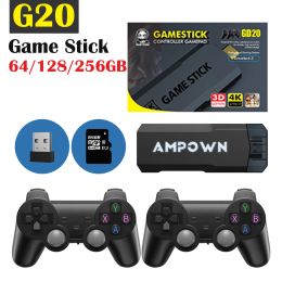 Consoles GD20 Game Stick Video Game Console 2.4G Wireless Controller 4K 60fps HDMI Low Latency Output Support Retro Games 64/128/256GB