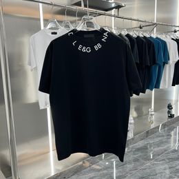 Summer Men Women Designers T Shirts Loose Oversize letters Tees Apparel Fashion Tops Mans Casual Chest Letter Shirt Luxury Street Shorts Sleeve s-xxl