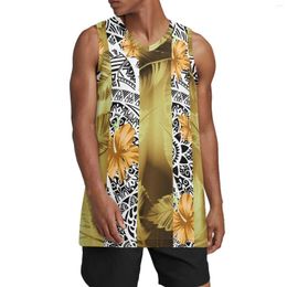 Men's Tank Tops Polynesian Tribal Fijian Totem Tattoo Fiji Prints Stitched Basketball Jersey Sport Shirts Hip Hop Clothing For Party