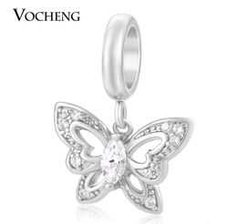 VOCHENG Endless Charms 3 Colours Bracelet Charm Inlaid CZ Stone Brass Material Nonfading Butterfly Interchangeable Jewellery VC1469486142