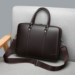 Designer-Men's Diagonal Bag PU Tote Bags Premium Quality Briefcase Laptop Bag Classic Men's Shoulder Bag274V