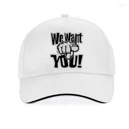 Ball Caps We Want You Funny Printing Baseball Cap Fashion Swag Aesthetic Unisex Hip Hop Gothic Hat Adjustable Snapback Hats Gorras Hombre