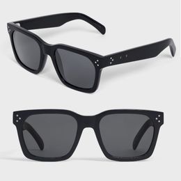 Herren-Sonnenbrille mit schwarzem Rahmen 45 aus Acetat, klassischer quadratischer Rahmen CL40248, moderne Mode-Sonnenbrille mit Box