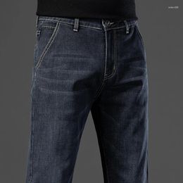 Men's Jeans Plus Size 44 45 46 Loose Straight Leg Long Pants Casual Versatile Fashion High Quality Trousers