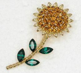 Wholesale Crystal Rhinestone Brooches Fashion Costume Pin Brooch Wedding Party Prom Brooch Jewelry C7555206451