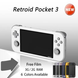 Players Retroid Pocket 3 Android 11 Game Console 4.7Inch Touch Screen RAM 3G Rom 32G Handheld 720P HD Output Video Game Birthday Gift