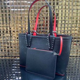 Designer Tote Classic cabarock cabata petit modele French Brand cl-bags Shoulder Bag Women Leopard Luxury Handbag Large Capacity shopping bag 240215
